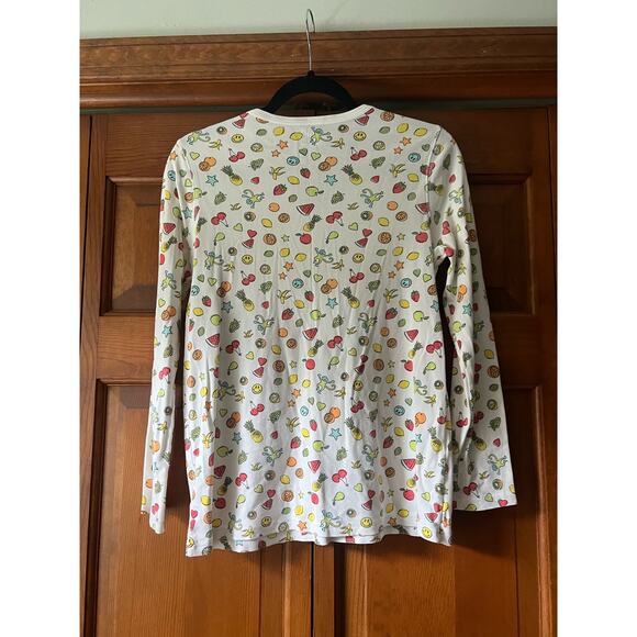 Roller Rabbit Women's Pima Cotton Tutti Frutti Classic Pajama Set Multicolor XS - Picture 9 of 13